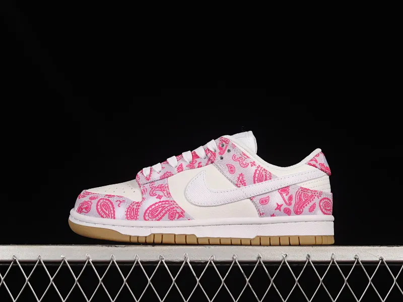 All categories Nk SB Dunk series Nk SB Dunk Low low-top sneakers Nk SB Dunk Low cashew flower white pink SB smashed backboard fashion casual sneakers CT5053-061